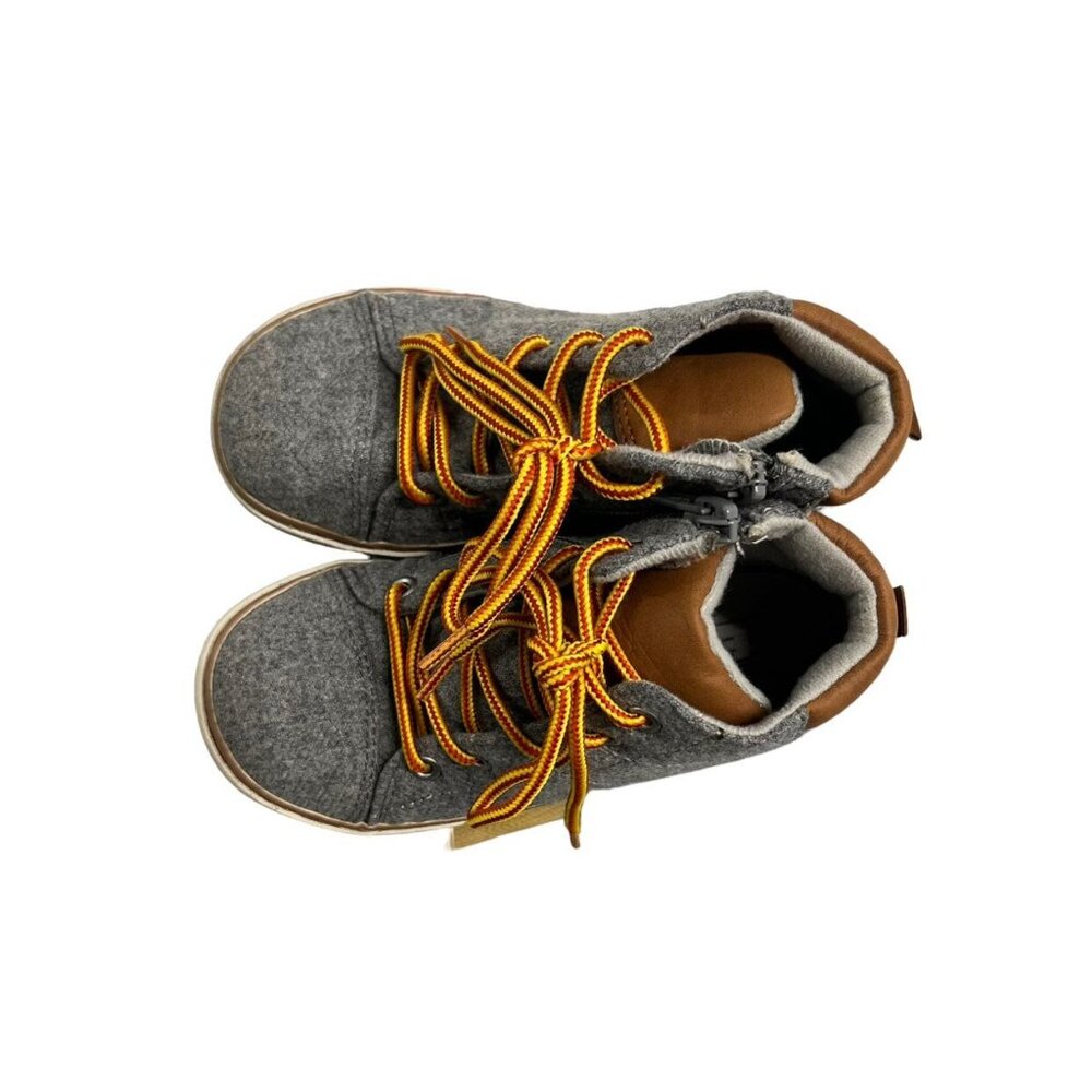 Gap Kids Sz 10 Grey Wool Sneaker Boots - Picture 9 of 10